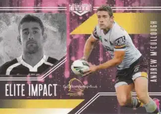 2017 NRL Elite Impact - EI03 Andrew Mccullough Brisbane Broncos