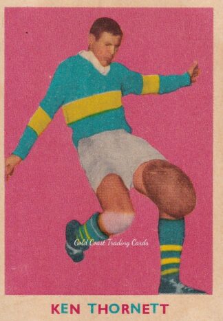 1963 Scanlens Rugby League Card - 14 Ken Thornett Parramatta Eels