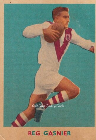 1963 Scanlens Rugby League Card - 17 Reg Gasnier St George Dragons