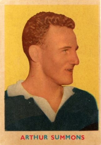 1963 Scanlens Rugby League Card - 18 Arthur Summons Western Suburbs Magpies