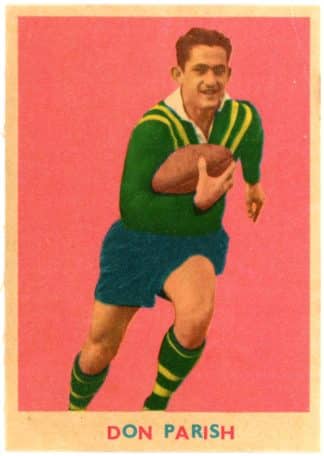 1963 Scanlens Rugby League Card - 04 Don Parish Western Suburbs Magpies
