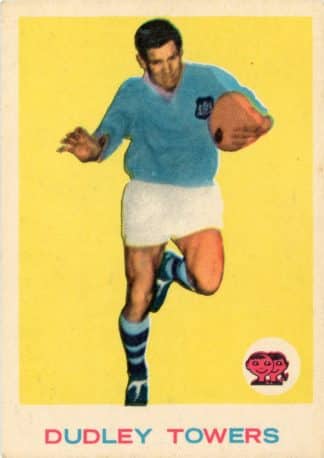 1964 Scanlens Rugby League Card - 08 Dudley Towers Newtown Jets