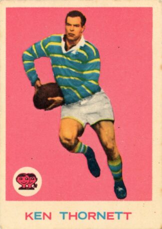 1964 Scanlens Rugby League Card - 11 Ken Thornett Parramatta Eels