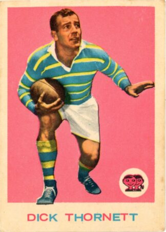 1964 Scanlens Rugby League Card - 12 Dick Thornett Parramatta Eels