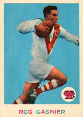 1964 Scanlens Rugby League Card - 21 Reg Gasnier St George Dragons