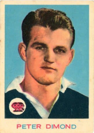1964 Scanlens Rugby League Card - 26 Peter Dimond Western Suburbs Magpies