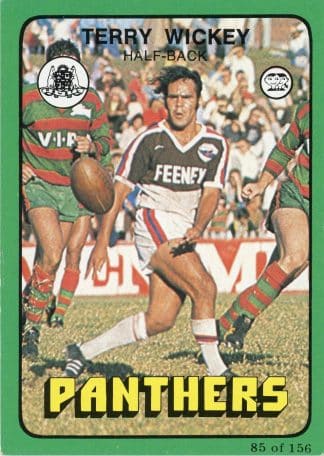 1978 Scanlens Common Card - Base 085 Terry Wickey Penrith Panthers