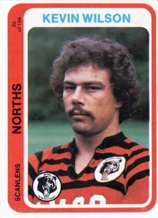 1979 Scanlens Common Card - Base 020 Kevin Wilson North Sydney Bears