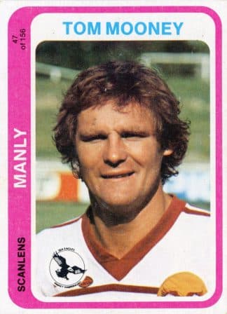 1979 Scanlens Common Card - Base 047 Tom Mooney Manly Sea Eagles