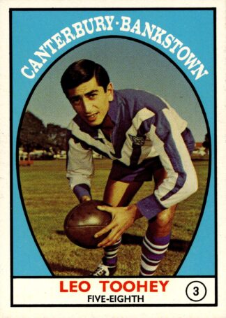 1968 Series 1 Common Card - Base 03 Leo Toohey Canterbury Berries