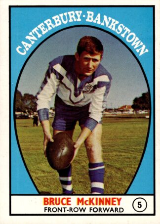 1968 Series 1 Common Card - Base 05 Bruce McKinney Canterbury Berries