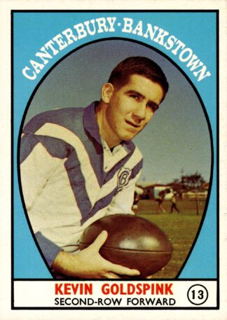 1968 Series 1 Common Card - Base 13 Kevin Goldspink Canterbury Berries
