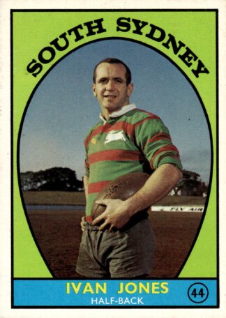 1968 Series 1 Common Card - Base 44 Ivan Jones South Sydney Rabbitohs