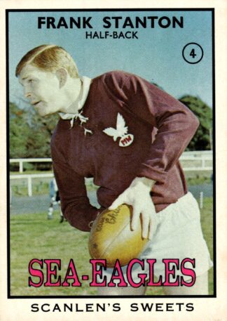 1968 Series 2 Common Card - Base 04 Frank Stanton Manly Sea Eagles