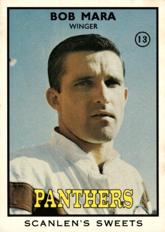 1968 Series 2 Common Card - Base 13 Bob Mara Penrith Panthers