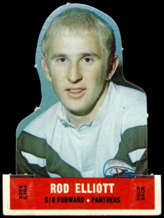 1969 Stand-Up Plaks - Card 05 Rod Elliott Penrith Panthers