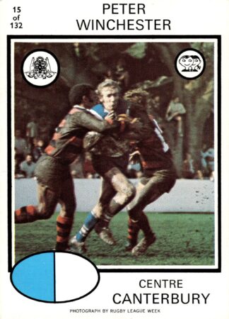 1975 Scanlens Common Card - Base 015 Peter Winchester Canterbury Berries
