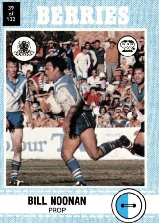 1977 Scanlens Common Card - Base 039 Bill Noonan Canterbury Berries