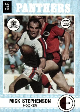 1977 Scanlens Common Card - Base 120 Mick Stephenson Penrith Panthers
