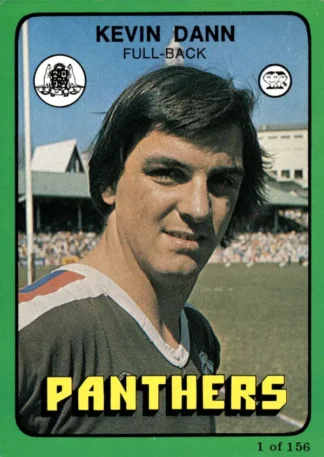 1978 Scanlens Common Card - Base 001 Kevin Dan Penrith Panthers