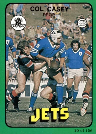 1978 Scanlens Common Card - Base 010 Col Casey Newtown Jets