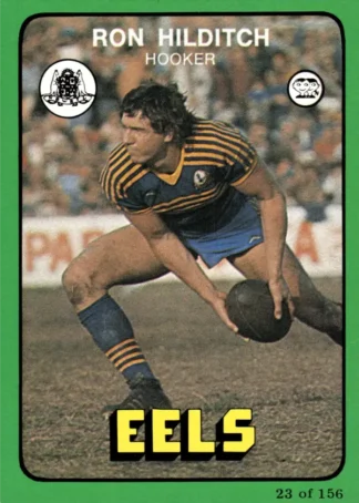 1978 Scanlens Common Card - Base 023 Ron Hilditch Parramatta Eels