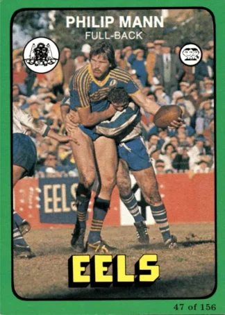 1978 Scanlens Common Card - Base 047 Philip Mann Parramatta Eels