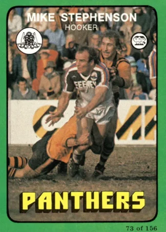 1978 Scanlens Common Card - Base 073 Mike Stephenson Penrith Panthers