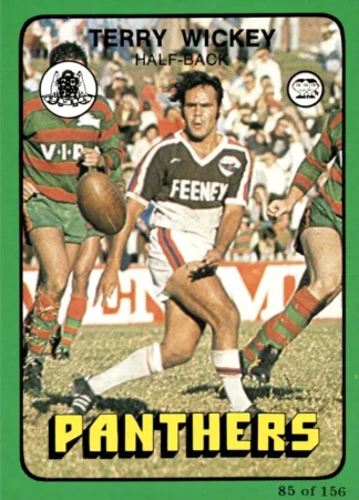 1978 Scanlens Common Card - Base 085 Terry Wickey Penrith Panthers