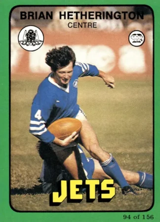 1978 Scanlens Common Card - Base 094 Brian Hetherington Newtown Jets