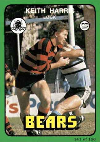 1978 Scanlens Common Card - Base 141 Keith Harris North Sydney Bears