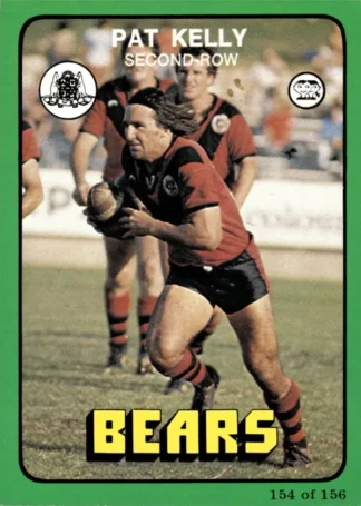 1978 Scanlens Common Card - Base 154 Pat Kelly North Sydney Bears