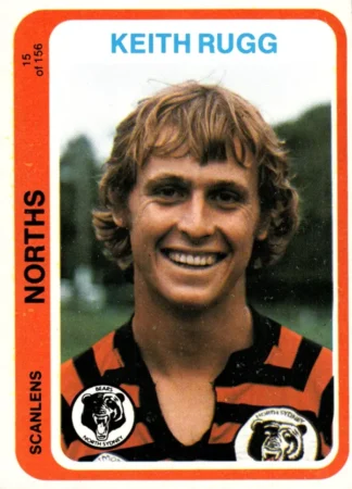 1979 Scanlens Common Card - Base 015 Keith Rugg North Sydney Bears