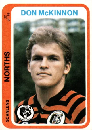 1979 Scanlens Common Card - Base 022 Don McKinnon North Sydney Bears