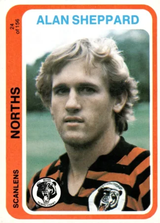 1979 Scanlens Common Card - Base 024 Alan Sheppard North Sydney Bears