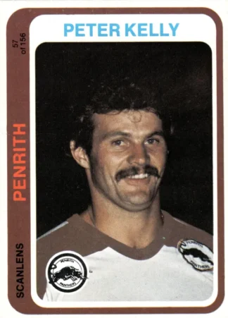 1979 Scanlens Common Card - Base 057 Peter Kelly Penrith Panthers