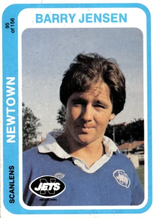 1979 Scanlens Common Card - Base 095 Barry Jensen Newtown Jets