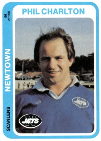 1979 Scanlens Common Card - Base 096 Phil Charlton Newtown Jets