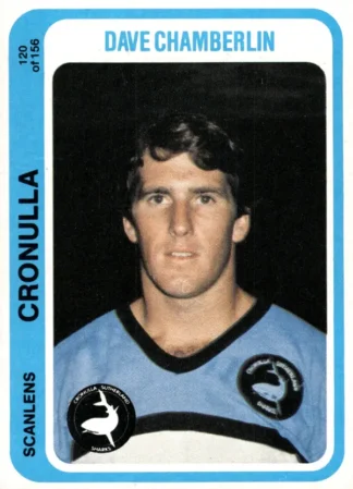 1979 Scanlens Common Card - Base 120 Dave Chamberlin Cronulla Sharks