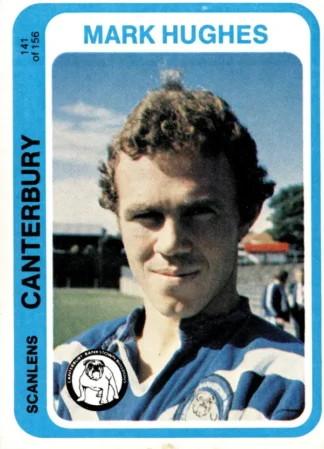 1979 Scanlens Common Card - Base 141 Mark Hughes Canterbury Bulldogs