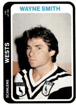 1979 Scanlens Common Card - Base 145 Wayne Smith Western Suburbs Magpies