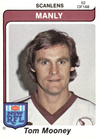 1980 Scanlens Common Card - Base 052 Tom Mooney Manly Sea Eagles