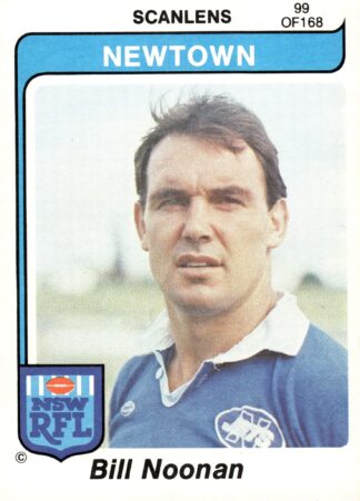 1980 Scanlens Common Card - Base 099 Bill Noonan Newtown Jets