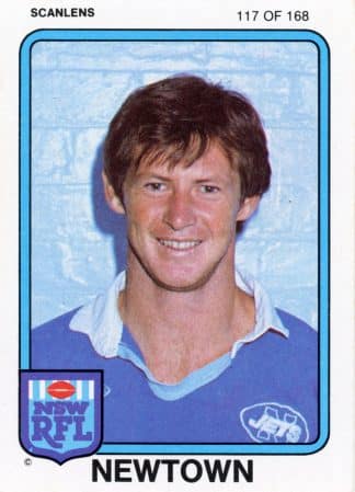 1981 Scanlens Common Card - Base 117 Brian Hetherington Newtown Jets