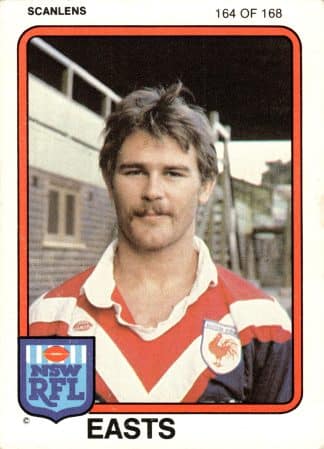 1981 Scanlens Common Card - Base 164 David Michael Eastern Suburbs Roosters