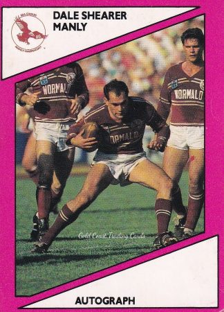 1988 Scanlens Common Card - Base 008 Dale Shearer Manly Sea Eagles