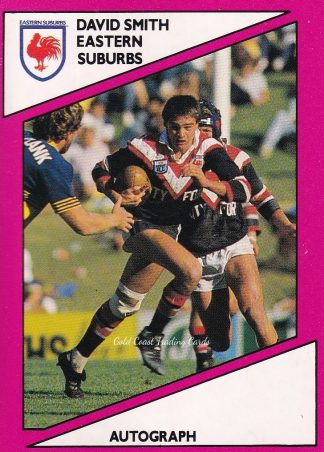 1988 Scanlens Common Card - Base 027 David Smith Eastern Suburbs Roosters