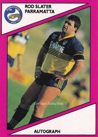 1988 Scanlens Common Card - Base 062 Rod Slater Parramatta Eels