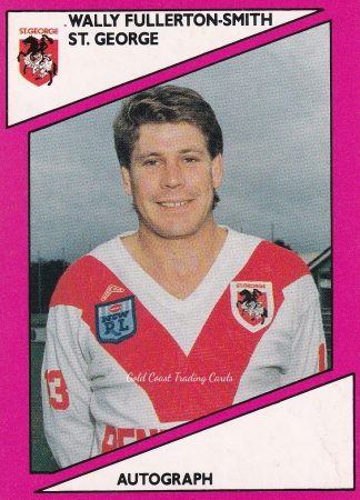 1988 Scanlens Common Card - Base 080 Wally Fullerton-Smith St George Dragons