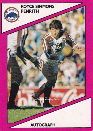1988 Scanlens Common Card - Base 099 Royce Simmons Penrith Panthers